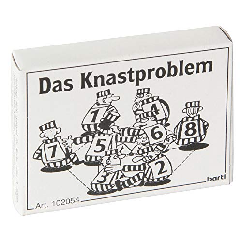 Bartl 102054 Mini-Holz-Puzzle Das Knastproblem aus 1 kleinen Spielbrett und 8 Holzplättchen - 4