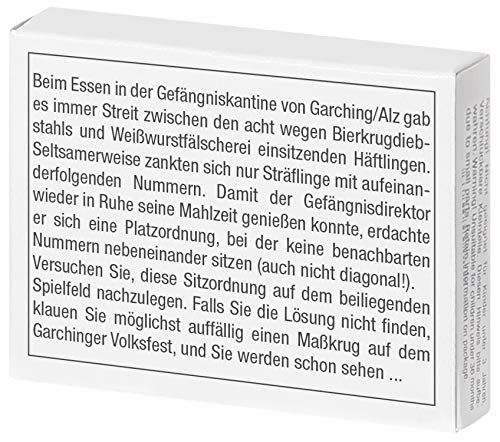Bartl 102054 Mini-Holz-Puzzle Das Knastproblem aus 1 kleinen Spielbrett und 8 Holzplättchen - 5