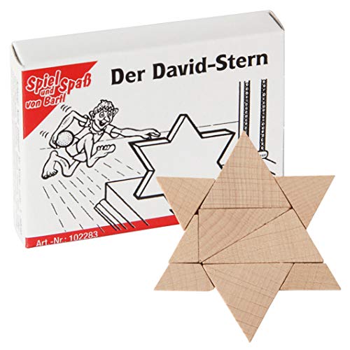 Bartl 102283 Mini-Holz-Puzzle Der David-Stern