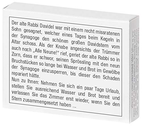 Bartl 102283 Mini-Holz-Puzzle Der David-Stern aus 9 kleinen Holzteilen - 5
