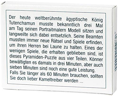 Bartl 102051 Mini-Holz-Puzzle Die rätselhafte Pyramide aus 4 kleinen Holzteilen - 5