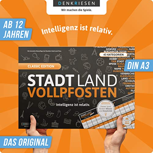 Stadt Land Vollpfosten – Intelligenz ist relativ – XXL BLOCK - 2