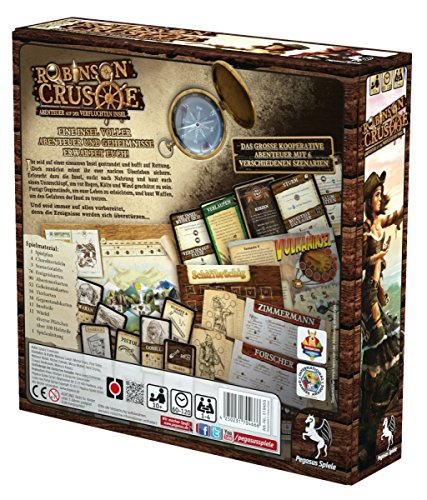 Pegasus Spiele 51945G – Robinson Crusoe – Abenteuer auf der Verfluchten Insel, Strategiespiel - 2