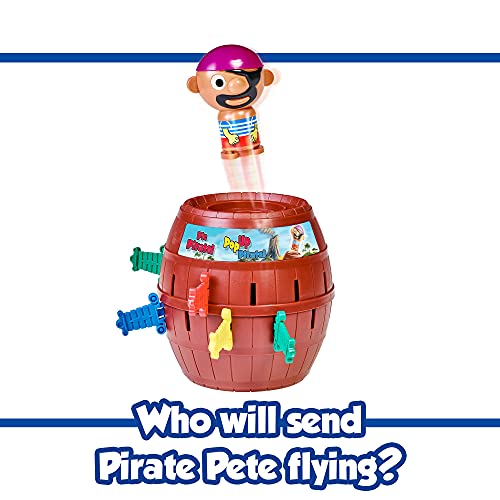 Tomy Kinderspiel „Pop Up Pirate“ – hochwertiges Aktionsspiel für die ganze Familie – Piratenspiel verfeinert die Geschicklichkeit Ihres Kindes – ab 4 Jahre - 7