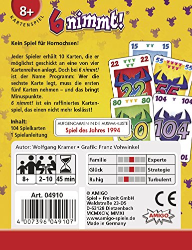 Amigo 4910 – 6 nimmt!, Kartenspiel - 3