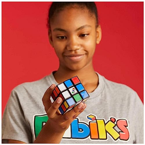 Rubik’s Rubik’s Cube 3×3 Zauberwürfel – der Klassische 3×3 Cube für Logik-Akrobaten ab 8 Jahren, ideal für unterwegs: hohe Qualität, leichtgängiges Handling, leuchtende Farben – der Original Cube - 5