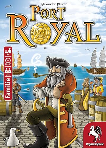 Pegasus Spiele 18114G – Port Royal – Händler der Karibik, Kartenspiel - 3
