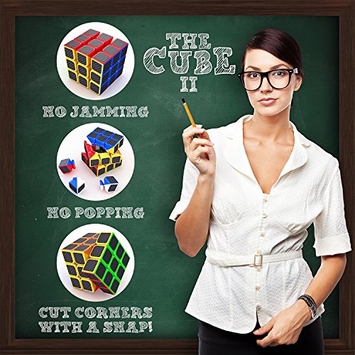 Der Cube II: Dreht schneller und präziser als das Original-Würfel; Super robust mit lebendigen Farben. Best Seller unter den 3x3x3-Geschwindigkeits-Würfel. 100% Geld-zurück-Garantie! - 3