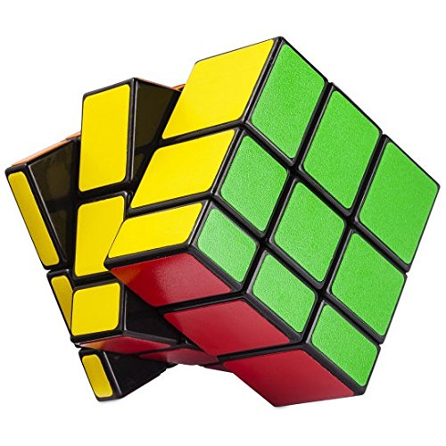 Mirror Cube Ultimate – 3×3 Zauberwürfel verändert die Form (Shape-Shift) – Speed-Cube mit Cornercutting – bunte Standardfarben – Denksport - 3