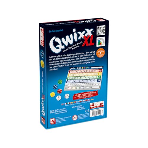 Nürnberger-Spielkarten 4022 – Qwixx XL, Würfelspiel - 2