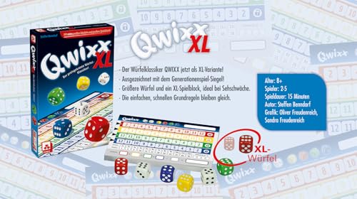 Nürnberger-Spielkarten 4022 – Qwixx XL, Würfelspiel - 5