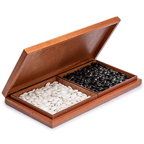 Yellow Mountain Rosewood Go Spielset – Klappbares Brettspiel - 4