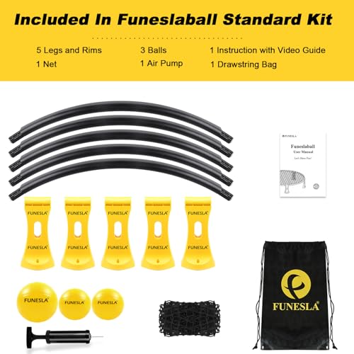 Funeslaball Outdoor Spieleset – Roundnet Spieleset - 8