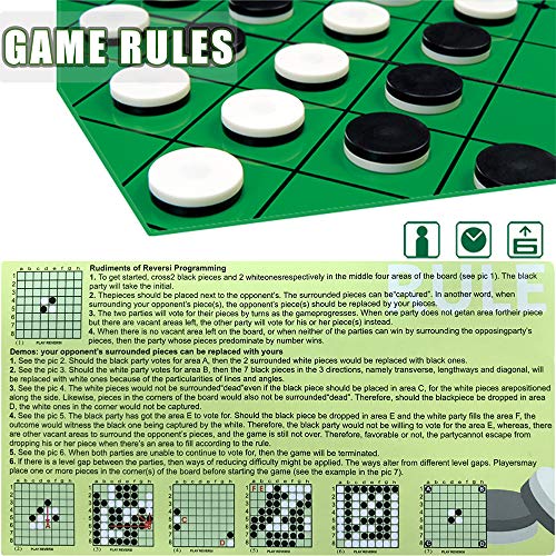 KOKOSUN Reversi Schach – Magnetisches Strategiespiel - 7