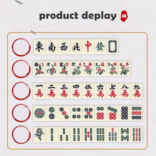 Mini-chinesisches Mahjong-Set - 3