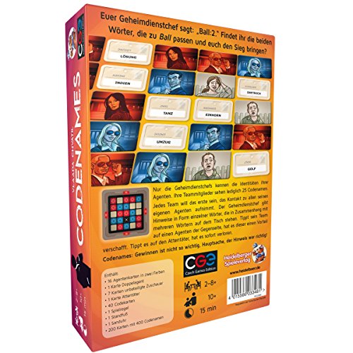 Heidelberger Spieleverlag CZ066 – Codenames - 2