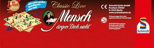 Schmidt Spiele 49085 – Classic Line: Mensch ärgere Dich nicht mit extragroßen Spielfiguren - 2