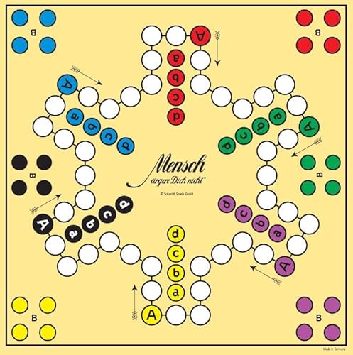 Schmidt Spiele 49085 – Classic Line: Mensch ärgere Dich nicht mit extragroßen Spielfiguren - 8