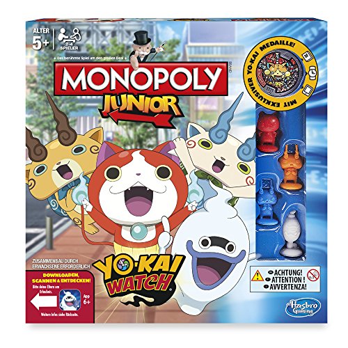 Hasbro Spiele B6494100 – Monpoly Yokai Watch Junior, Familienspiel - 3