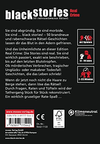 Moses Verlag 544 – Black Stories „Real Crime Edition“ - 7