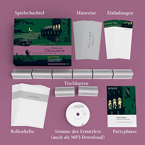 Blaubart Verlag BLA00004 – Mörderische Dinnerparty, Der Fluch der Grünen Dame - 3