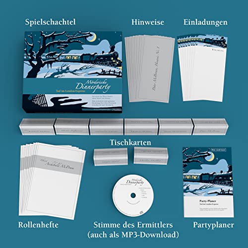 Blaubart Verlag BLA00002 – Mörderische Dinnerparty, Tod im London-Express - 3