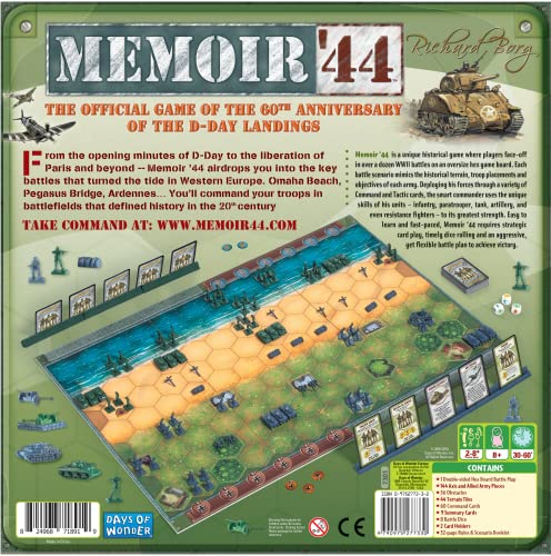 Asmodee – Days of Wonder 200056 – Memoire 44 Basisspiel (engl.) - 3