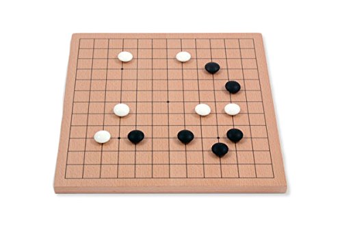 Go-Spiel: 9×9/13×13 Buchenfurnierbrett