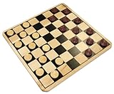Idena 6100026 – Schach und Dame Spiel aus Holz - 2
