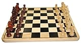 Idena 6100026 – Schach und Dame Spiel aus Holz - 3