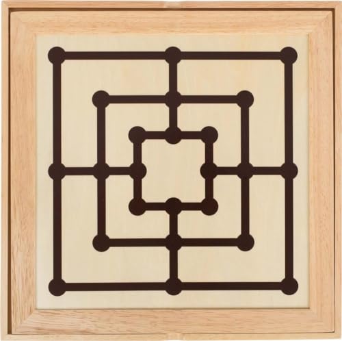 Goki 56953 – Spiele-Set Schach, Dame und Mühle - 2