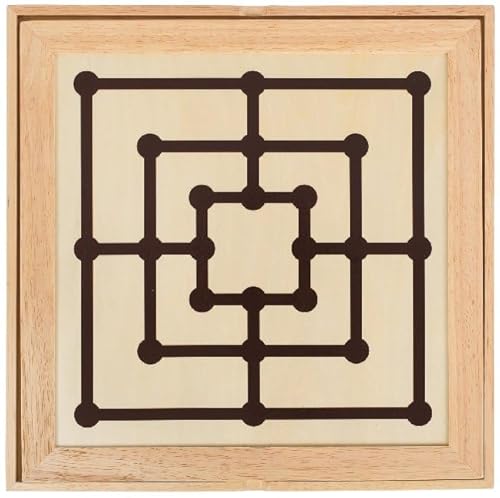 Goki 56953 – Spiele-Set Schach, Dame und Mühle - 2