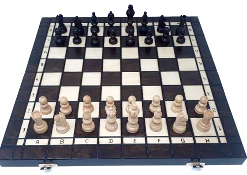 ChessEbook Schachspiel + Dame + Backgammon 40 x 40 cm Holz