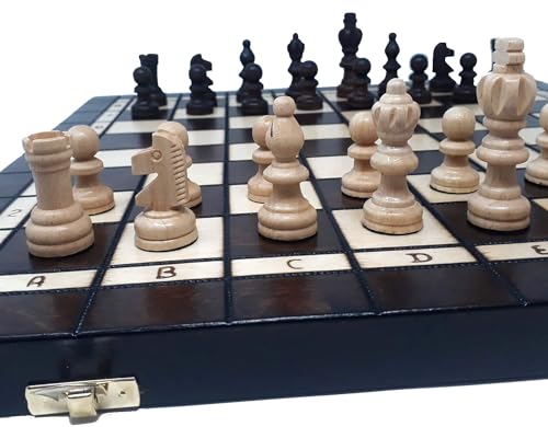 ChessEbook Schachspiel + Dame + Backgammon 40 x 40 cm Holz - 3