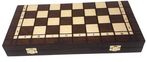 ChessEbook Schachspiel + Dame + Backgammon 40 x 40 cm Holz - 6