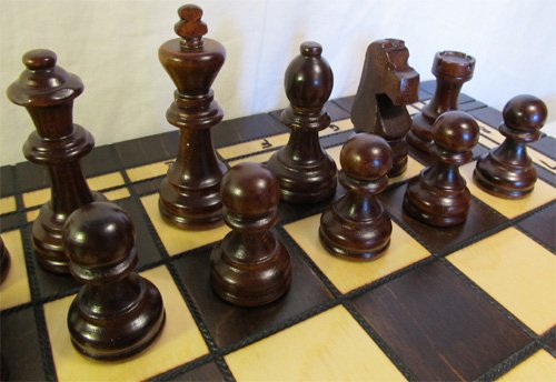 ChessEbook Schachspiel + Dame + Backgammon 52 x 52 cm Holz - 3