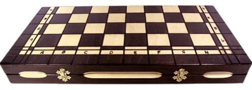 ChessEbook Schachspiel + Dame + Backgammon 52 x 52 cm Holz - 3