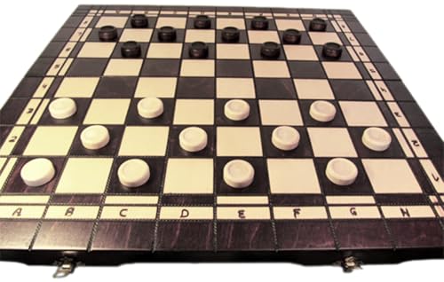 ChessEbook Schachspiel + Dame + Backgammon 52 x 52 cm Holz - 4