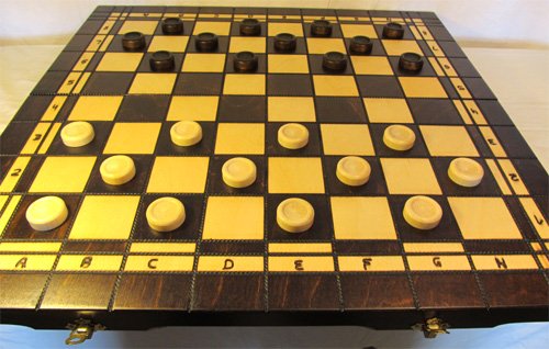 ChessEbook Schachspiel + Dame + Backgammon 52 x 52 cm Holz - 6