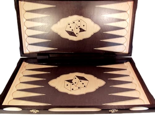 ChessEbook Schachspiel + Dame + Backgammon 52 x 52 cm Holz - 6