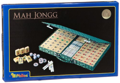 Philos 3162 – Mah Jongg, Bambus, mit arabischen Zeichen, Strategiespiel - 2