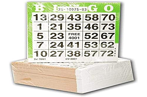 500 Bingo Karten, Ticket-Block