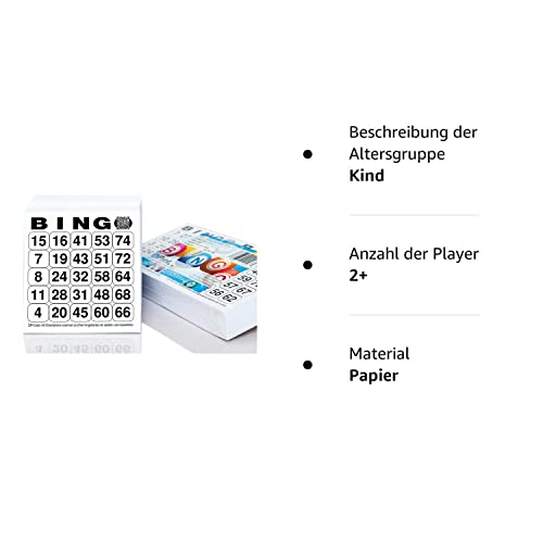 500 Bingolose / Bingotickets System 25 aus 75 (10,5 x 11 cm) - 2