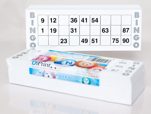 200 große Bingokarten für Senioren