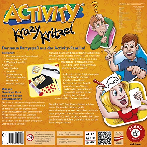 Piatnik 6063 – Activity Krazy Kritzel, Spiele und Puzzles - 2