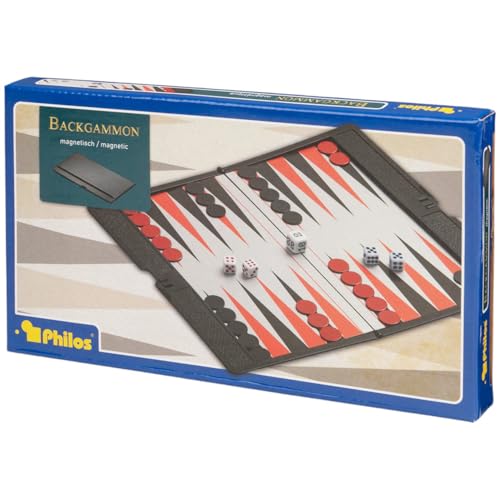 Philos 6530 – Backgammon, Reisespiel, magnetisch, Strategiespiel - 4