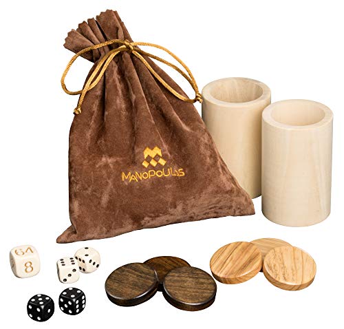 Philos 1820 – Backgammon Marmana – Familien Standardspiel, groß - 4