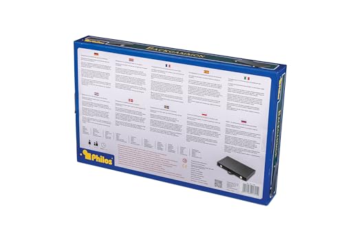 Philos Backgammon Filzinlet grau-weiß-schwarz - 5