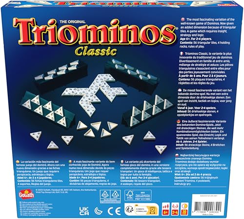Goliath 60.630.101 – Triominos Classic – 56 Spielsteine - 3