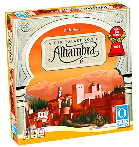 Der Palast von Alhambra. Spiel des Jahres 2003. Für 2-6 Spieler ab 8 Jahren.